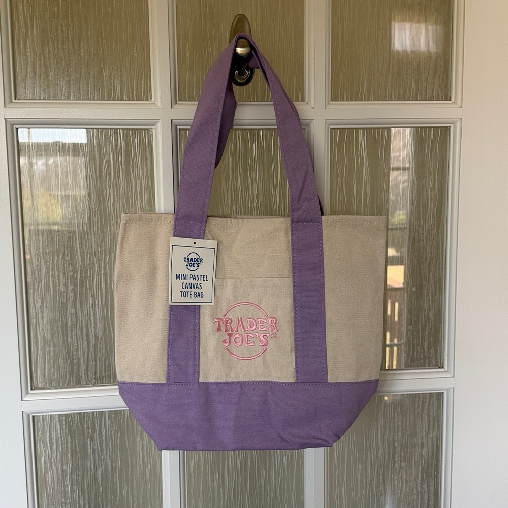 Trader Joe’s Mini Pastel Tote Bag